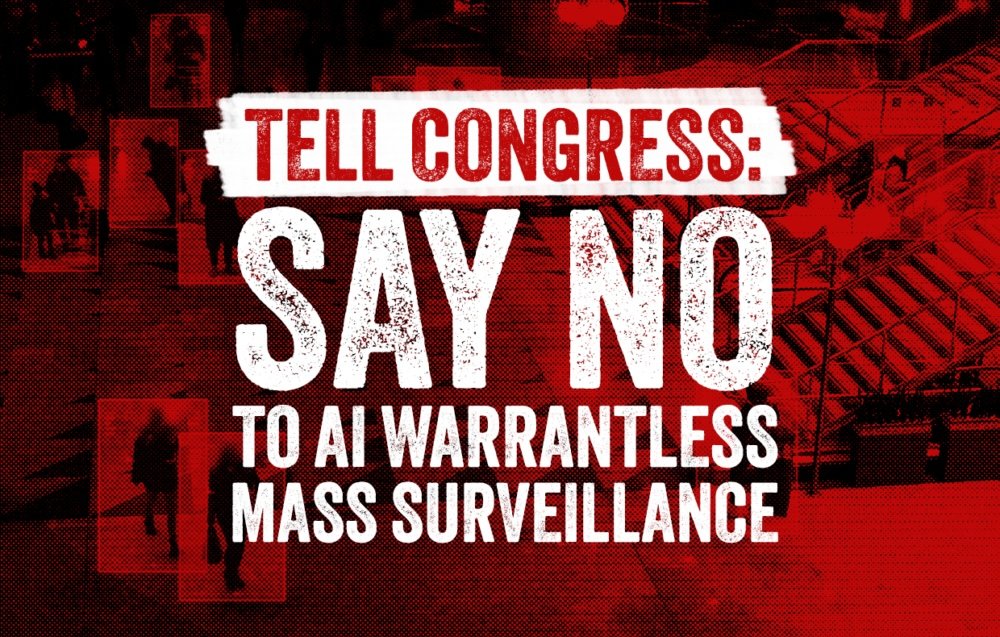 No Warrantless AI Mass Surveillance