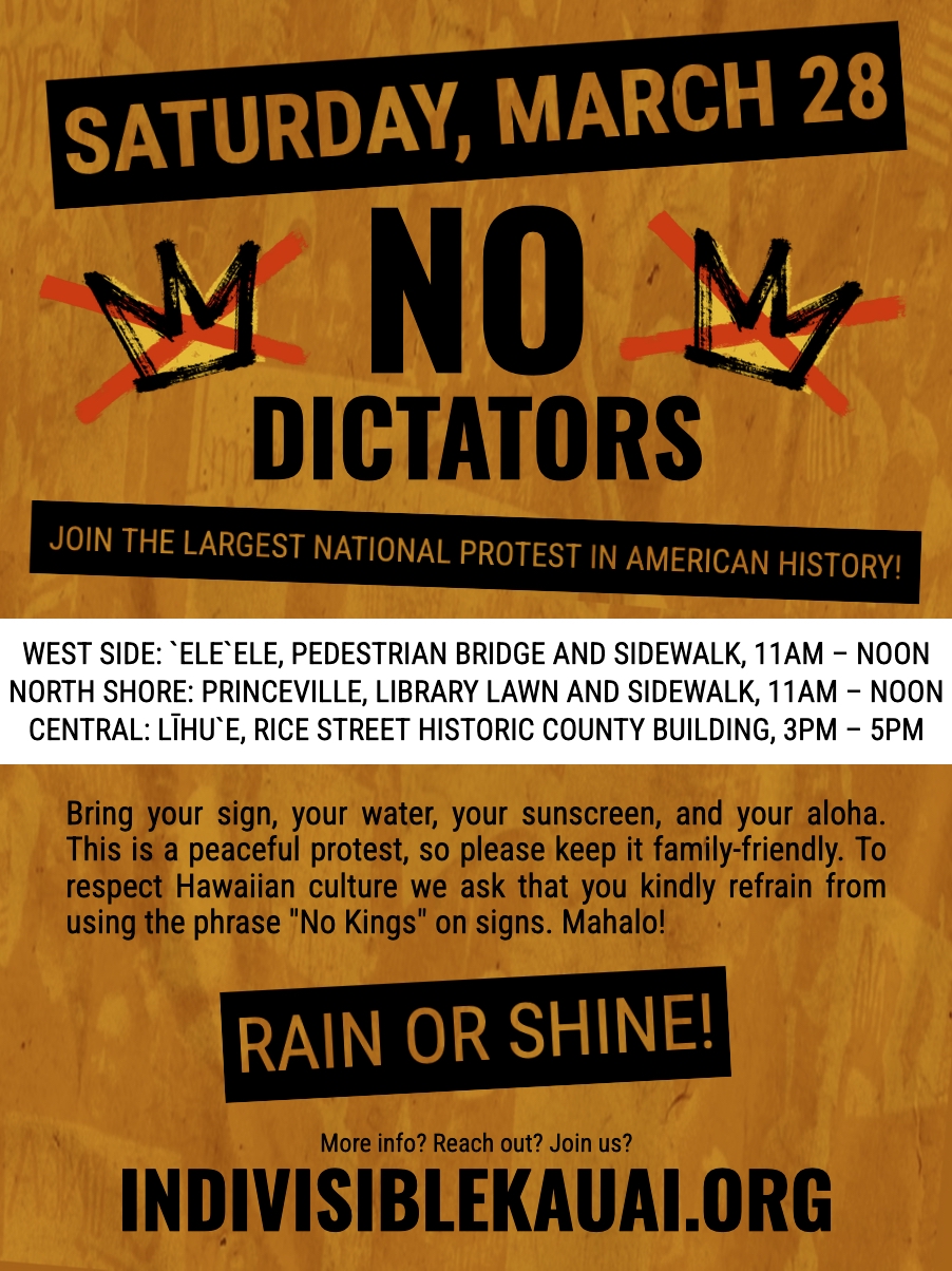 March 28th No Dictators Protest